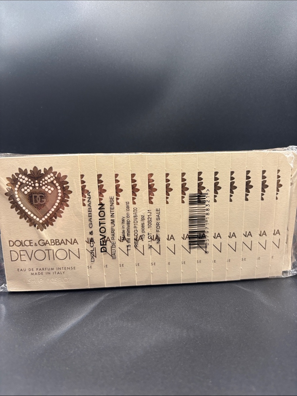 Dolce & Gabbana Devotion intense x15 samples sleeve